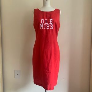 Red ole miss dress
